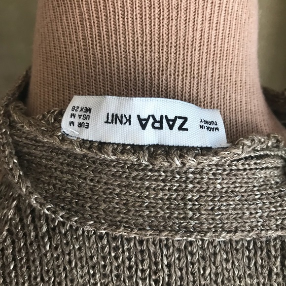 SOLD Zara Knit Tie Neck  Halter - Picture 7 of 8